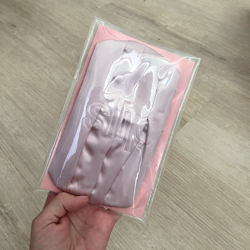 SLIP silk face cover mask - Pink